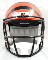 Ja'Marr Chase Autographed Cincinnati Bengals F/S Speed Helmet - Beckett