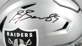 Brock Bowers Autographed Las Vegas Raiders F/S Speedflex Helmet - Beckett W Holo