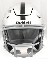 Brock Bowers Signed Las Vegas Raiders Mid-Size SpeedFlex Helmet - Beckett W Holo