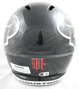 Nico Collins Autographed Houston Texans F/S Speed Helmet - Beckett W Hologram