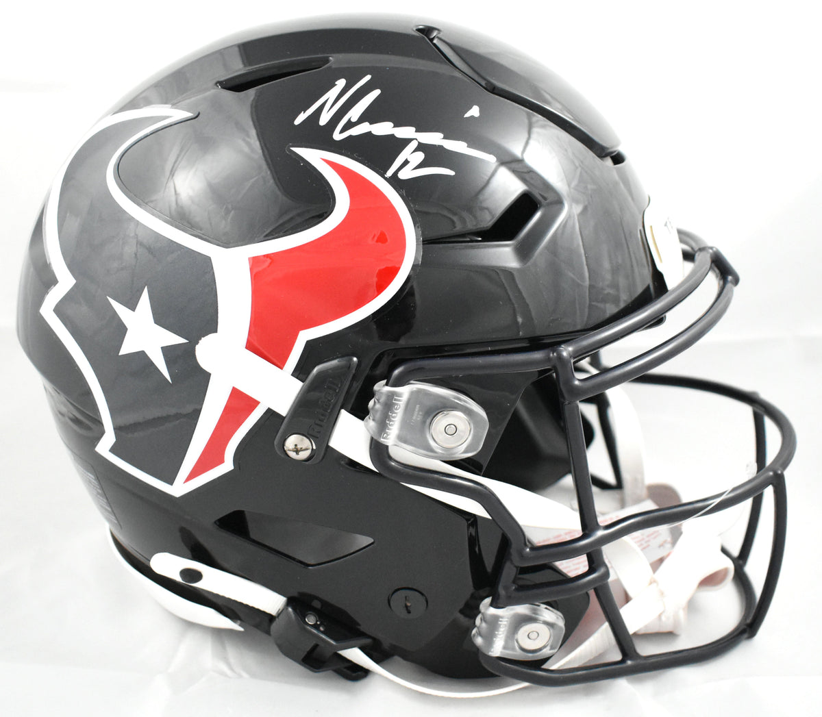 Nico Collins Autographed Houston Texans F/S Speedflex Helmet - Beckett W Holo