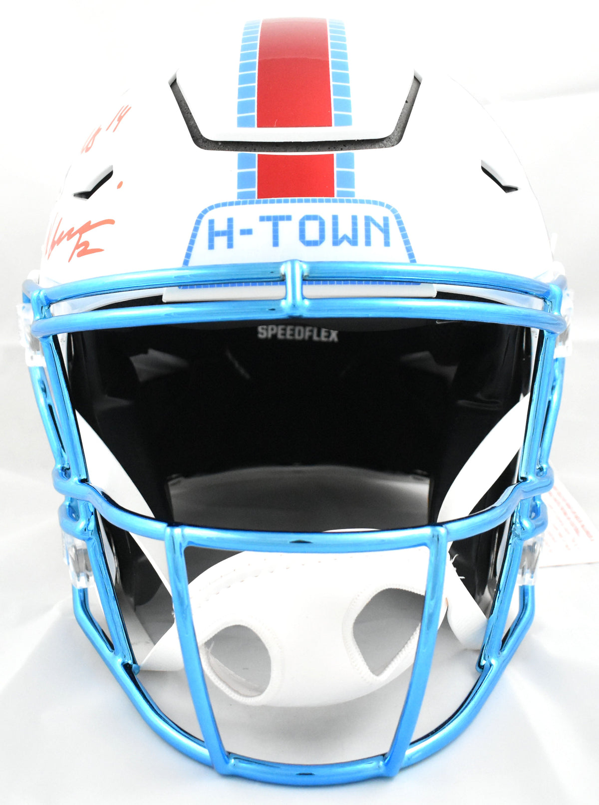 Nico Collins Kayshon Boutte Signed Texans F/S Rivalries Speedflex Helmet Beckett