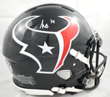 Kayshon Boutte Autographed Houston Texans F/S Speed Authentic Helmet- Beckett W