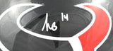 Kayshon Boutte Autographed Houston Texans F/S Speed Authentic Helmet- Beckett W