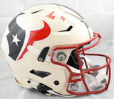 Kayshon Boutte Autographed Texans F/S Retro Speedflex Helmet - Beckett W Holo