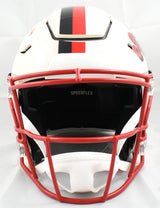 Kayshon Boutte Autographed Texans F/S Retro Speedflex Helmet - Beckett W Holo