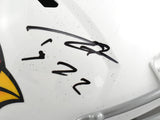 Tyler Allgeier Autographed Arizona Cardinals F/S Speed Helmet - Beckett W Holo