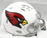 Tyler Allgeier Autographed Arizona Cardinals Speed Mini Helmet - Beckett W Holo