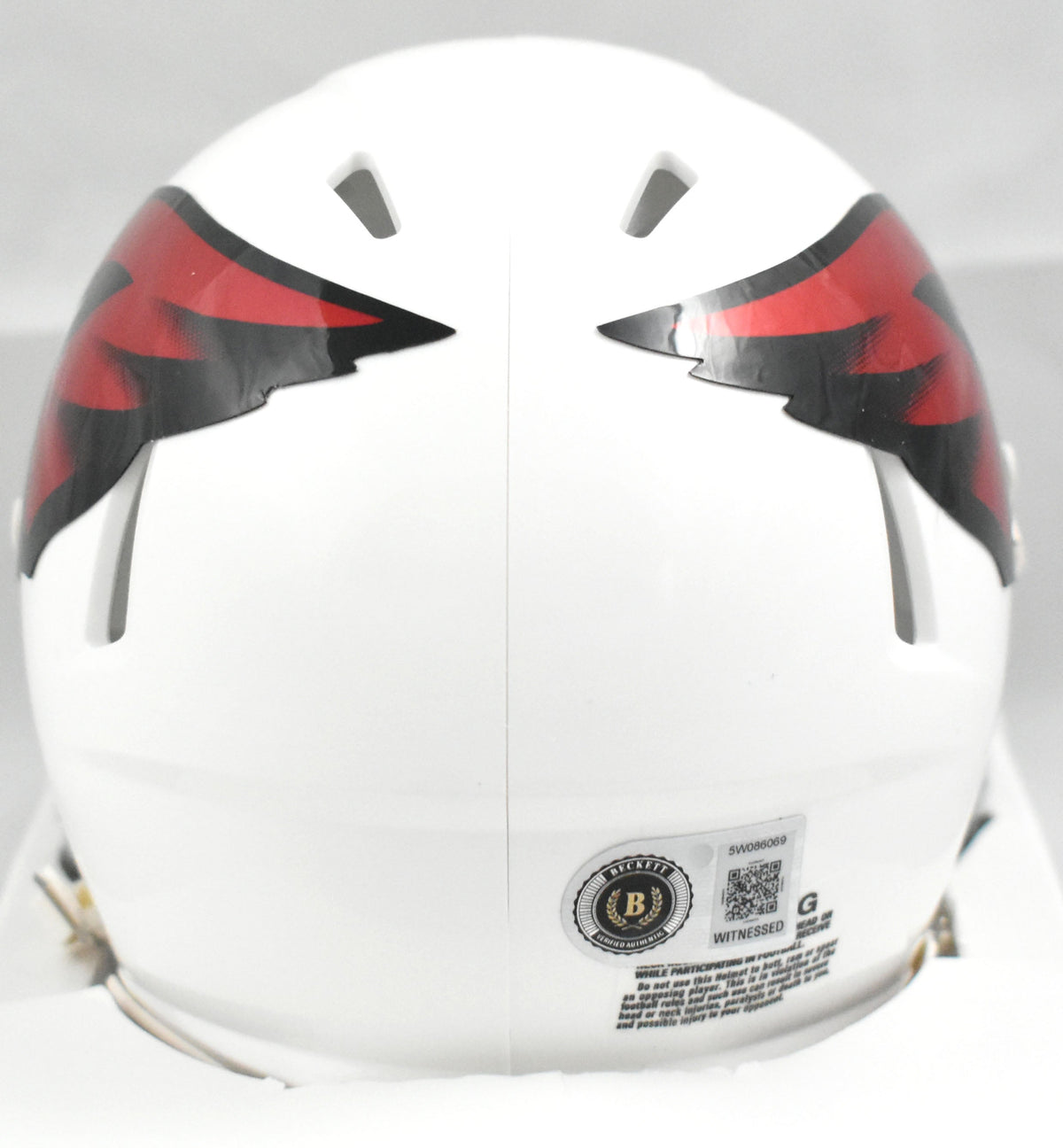 Tyler Allgeier Autographed Arizona Cardinals Speed Mini Helmet - Beckett W Holo