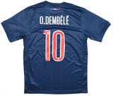Ousmane Dembl Signed Paris-Saint Germain Home Soccer Jersey #10 - Beckett *M