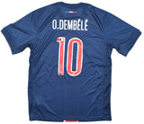 Ousmane Dembl Signed Paris-Saint Germain Home Soccer Jersey #10 - Beckett *L