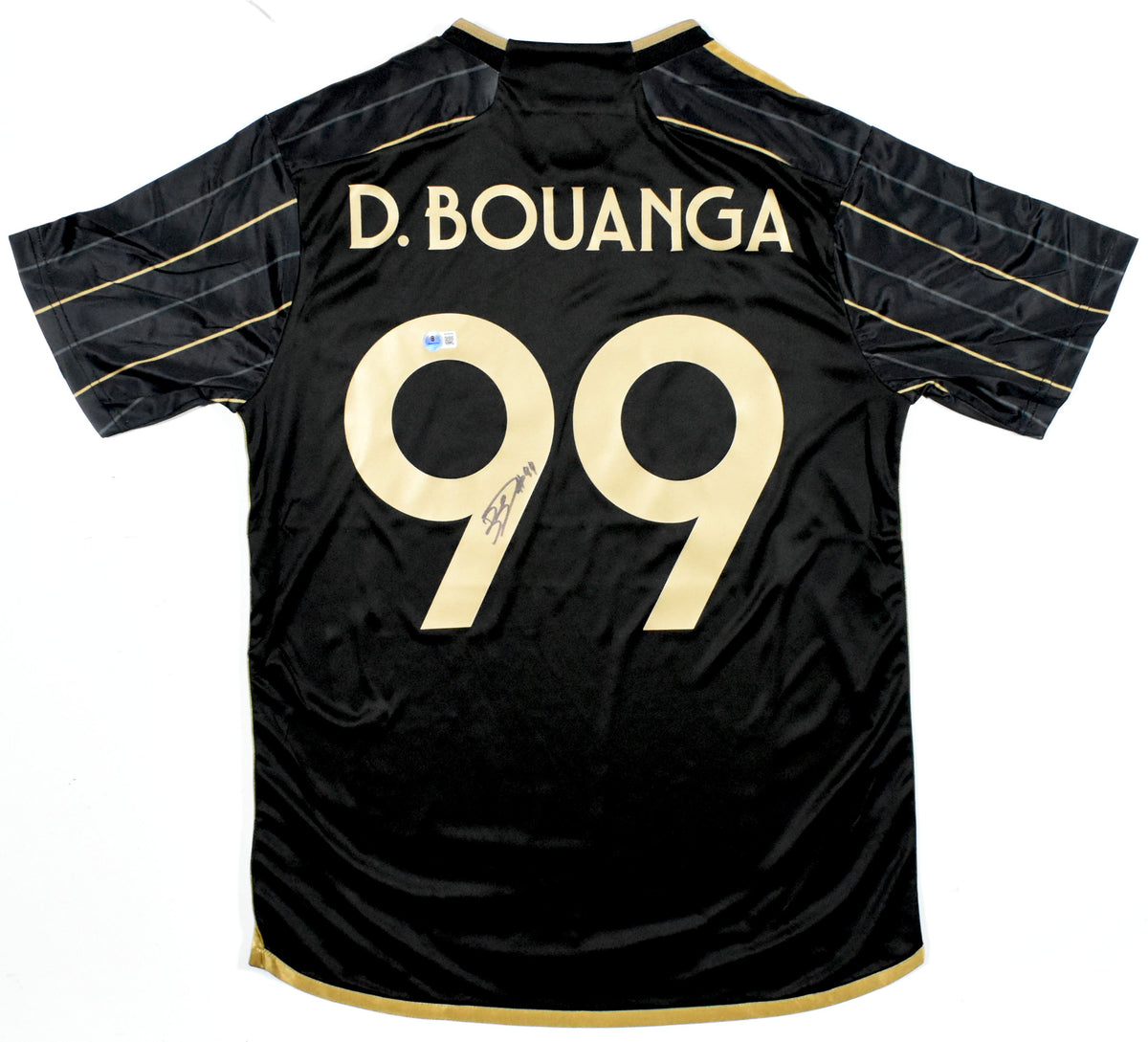Denis Bouanga Autographed Los Angeles FC Home Soccer Jersey #99 - Beckett *L