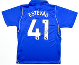 Estvo Willian Autographed Chelsea Home Soccer Jersey #41 - Beckett *L