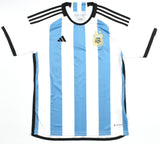 Lionel Messi Autographed Argentina Home Soccer Jersey #10 - Beckett *L