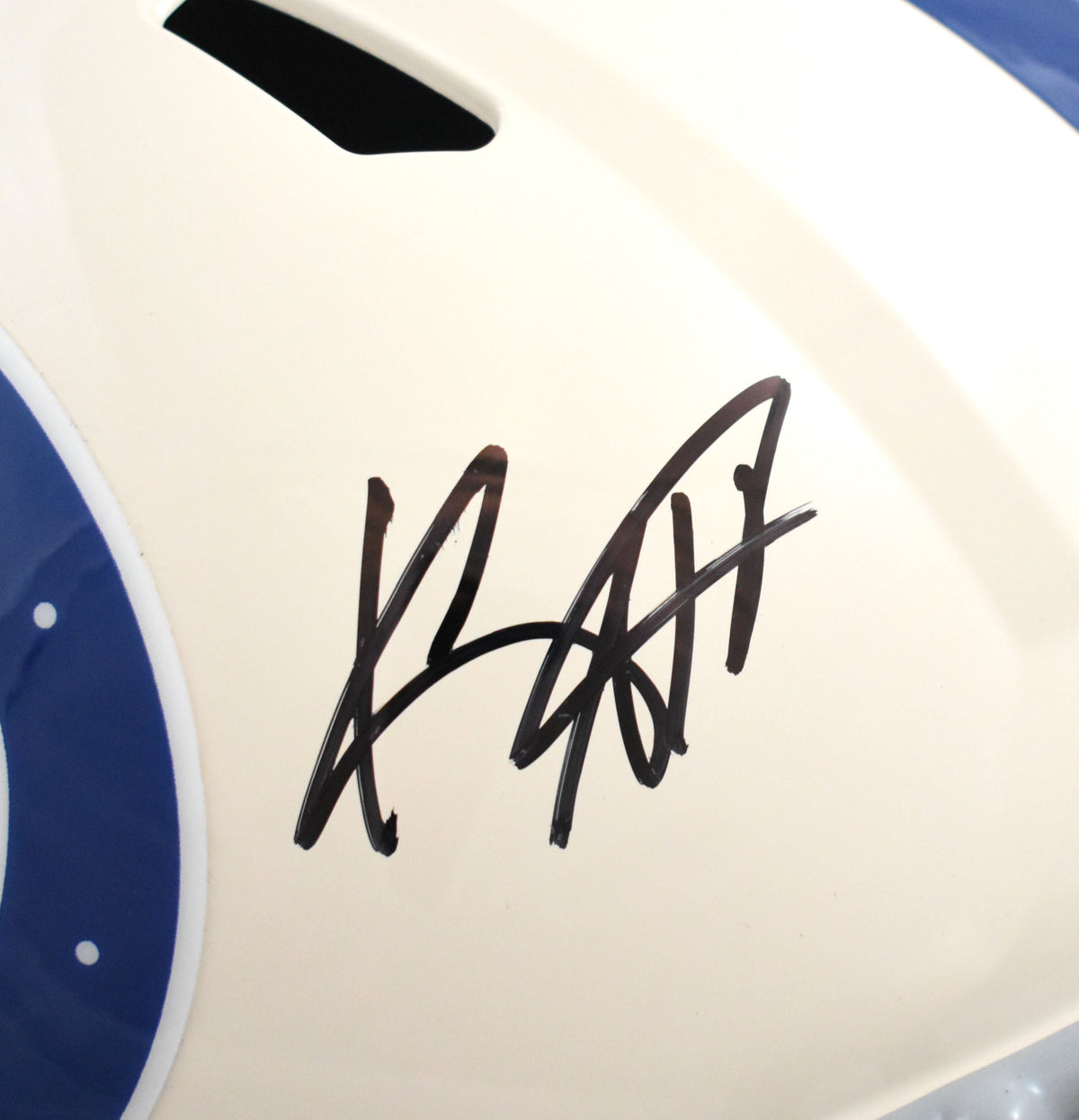 Keenan Allen Autographed Indianapolis Colts F/S Retro Speed Helmet - JSA W