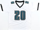 Brian Dawkins Autographed White Pro Style Jersey - Beckett W Hologram