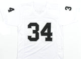 Bo Jackson Autographed White Pro Style Jersey - Beckett W Hologram