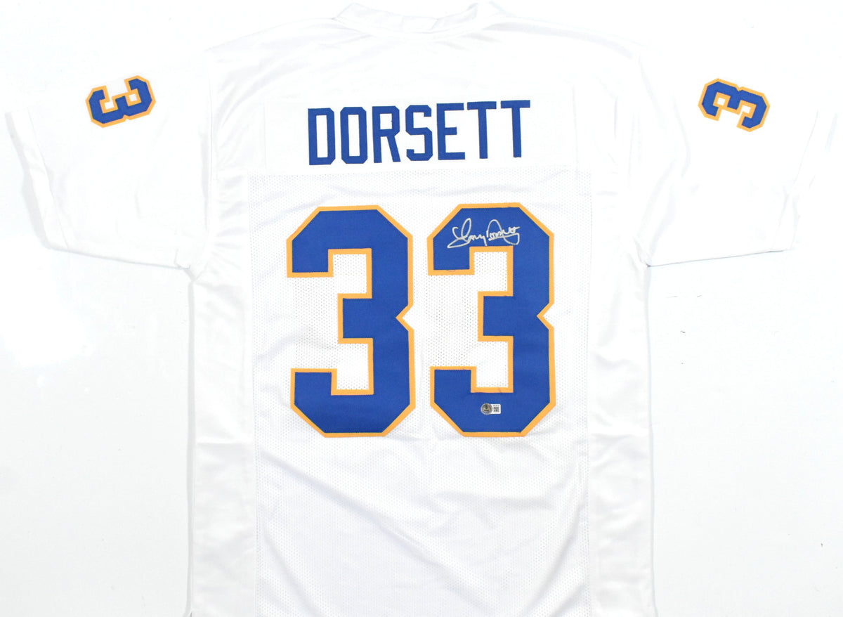 Tony Dorsett Autographed White College Style Jersey - Beckett W Hologram