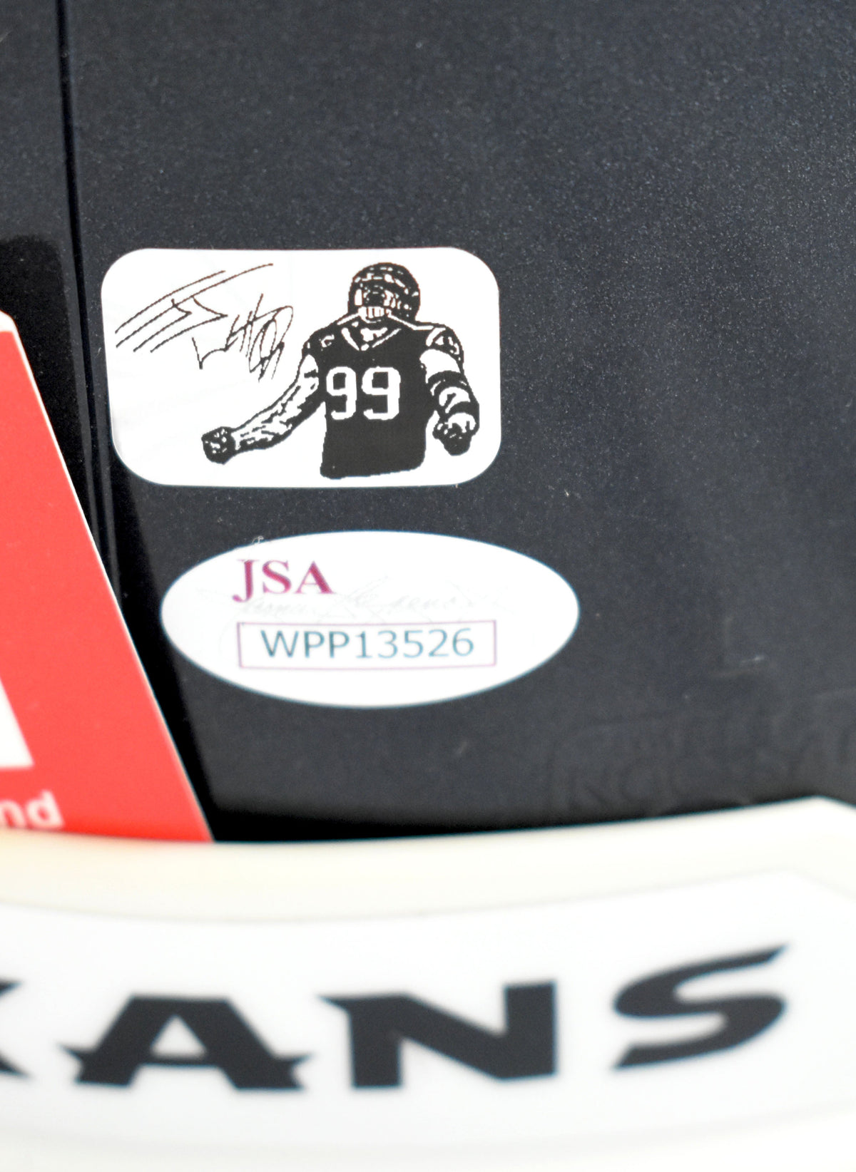 J.J. Watt Autographed Houston Texans F/S VSR4 Authentic Helmet - JSA W