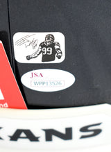 J.J. Watt Autographed Houston Texans F/S VSR4 Authentic Helmet - JSA W