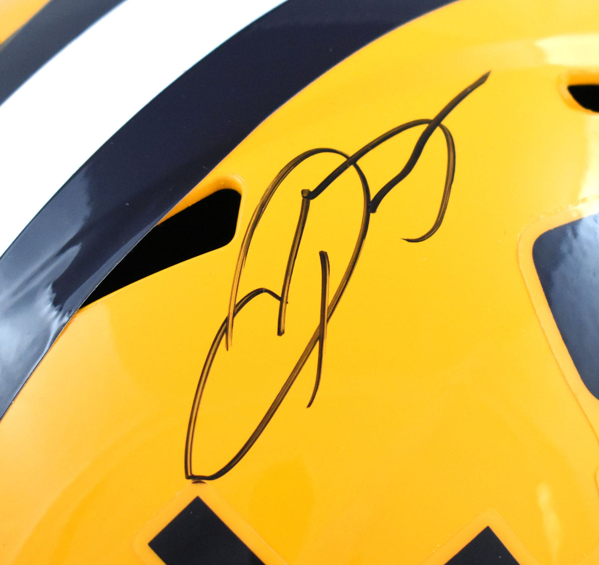 Odell Beckham Jr. Autographed LSU Tigers F/S Speed Helmet - JSA W