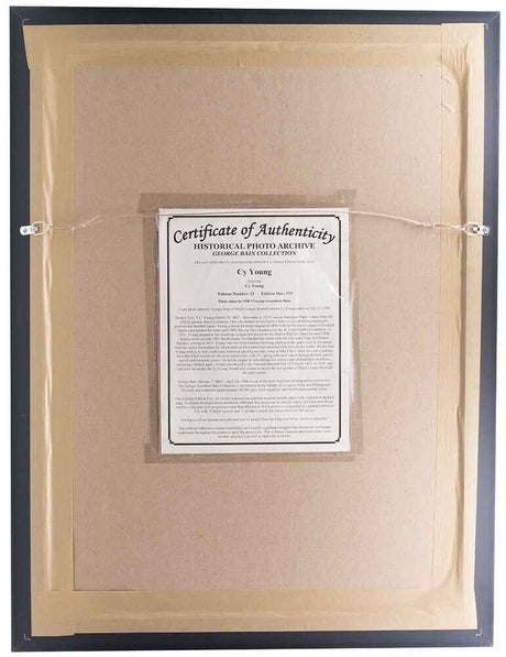 Cy Young Framed 16.5x22 Historical Photo Archive LimitedEdition Giclee