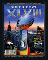 Russell Wilson Autographed Framed Seattle Seahawks Super Bowl XLVIII Program RW Holo Stock #158297