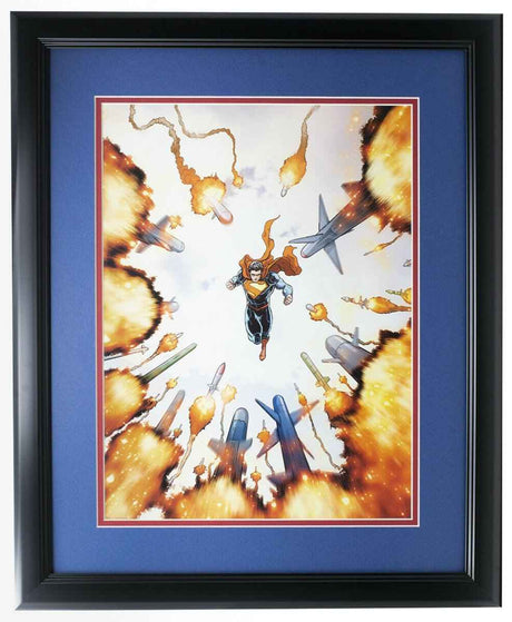Superman Framed 11x17 Rockets Comic Photo
