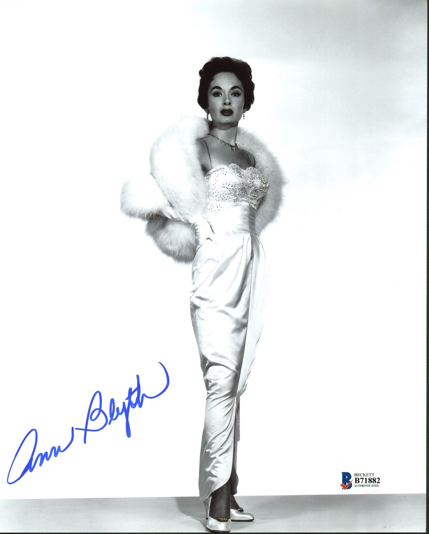 Ann Blyth Sexy Authentic Signed 8X10 Photo Autographed BAS #B71882