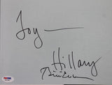 Bill & Hillary Clinton Authentic Signed The Clintons Book PSA/DNA #X01284