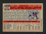 Al Aber Autographed 1957 Topps Card #141 Detroit Tigers SKU #164179