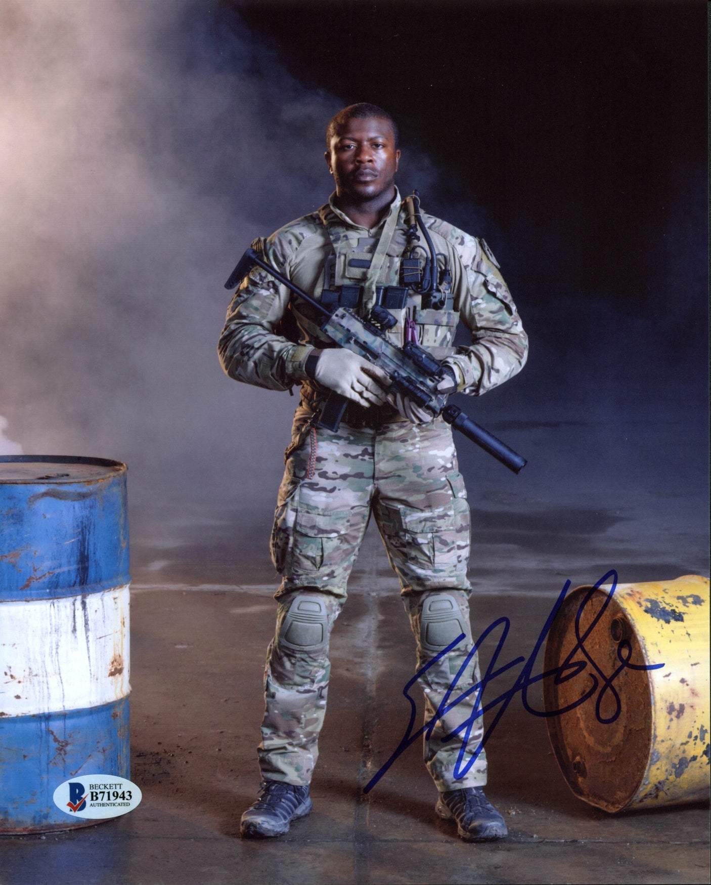 Edwin Hodge Six Authentic Signed 8X10 Photo Autographed BAS #B71943