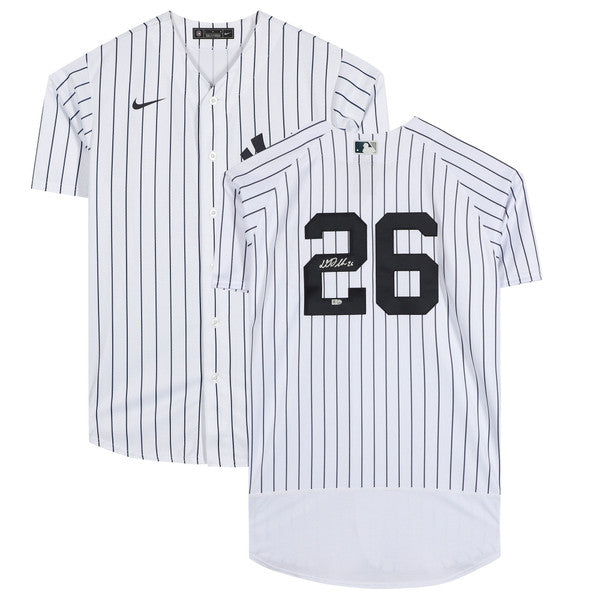 DJ LEMAHIEU Autographed New York Yankees Authentic Nike Pinstripe Jersey FANATICS