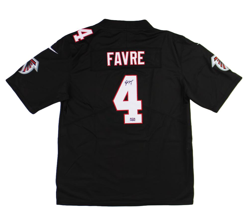 Brett Favre Autographed Atlanta Falcons Authentic Home Jersey - Radtke