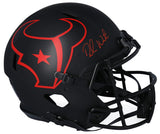 DESHAUN WATSON Autographed Houston Texans Eclipse Authentic Speed Helmet FANATICS