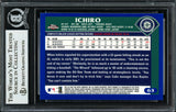 Ichiro Suzuki Autographed 2003 Topps Chrome Card #63 Seattle Mariners Beckett BAS Stock #191261