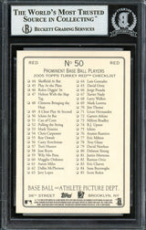 Ichiro Suzuki Autographed 2005 Topps Turkey Red Card #50 Seattle Mariners Beckett BAS #12668594