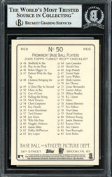 Ichiro Suzuki Autographed 2005 Topps Turkey Red Card #50 Seattle Mariners Beckett BAS #12668596