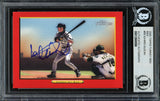 Ichiro Suzuki Autographed 2005 Topps Turkey Red Card #50 Seattle Mariners Beckett BAS #12668596
