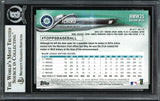 Ichiro Suzuki Autographed 2018 Topps Holiday Card #HMW35 Seattle Mariners Beckett BAS #12668029