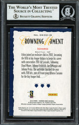 Ichiro Suzuki Autographed 2019 Panini Diamond Kings Crowning Moment Card #DK-02-IS Seattle Mariners Beckett BAS #12668058