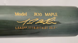 Jarred Kelenic Autographed Green Chandler Game Model Bat Atlanta Braves Beckett BAS Stock #191542