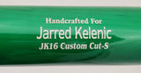 Jarred Kelenic Autographed Green Marucci Game Model Bat Atlanta Braves Beckett BAS Stock #191543