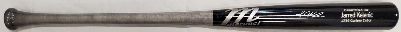 Jarred Kelenic Autographed Black Marucci Game Model Bat Atlanta Braves Beckett BAS Stock #191544