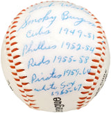 Smoky Burgess Autographed Official Regent Baseball Pittsburgh Pirates Teams & Years "Best Wishes" Beckett BAS #X12515