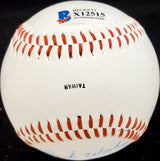 Smoky Burgess Autographed Official Regent Baseball Pittsburgh Pirates Teams & Years "Best Wishes" Beckett BAS #X12515