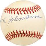 Josh Johnson Autographed Official AL Baseball Negro Leagues Beckett BAS #X12559