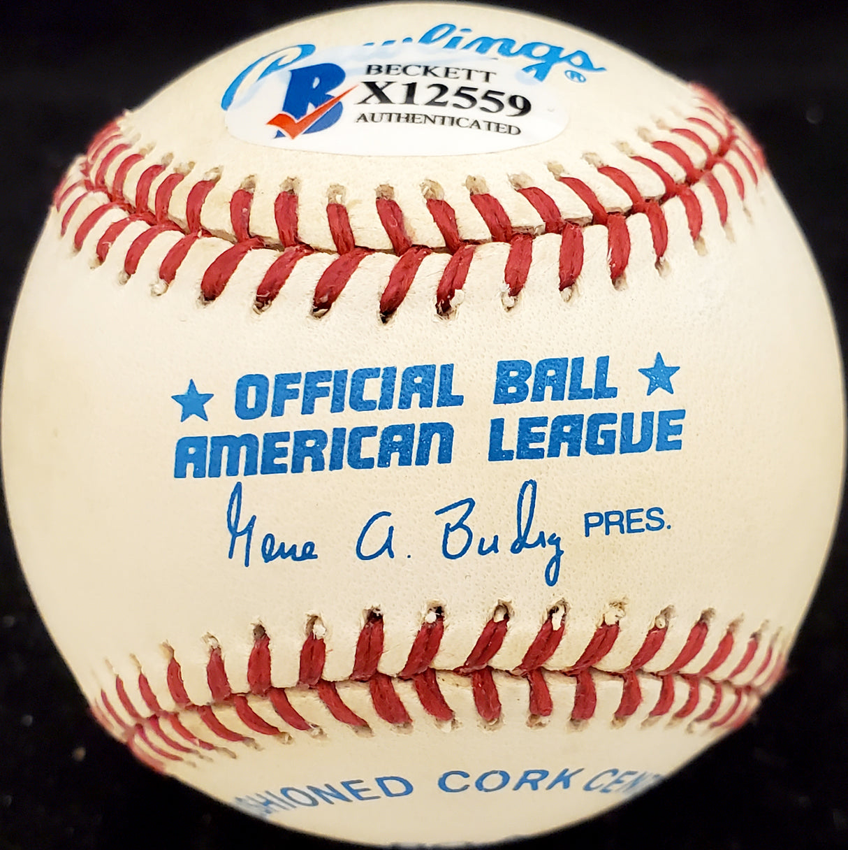 Josh Johnson Autographed Official AL Baseball Negro Leagues Beckett BAS #X12559