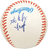 Hideki Irabu & Mac Suzuki Autographed Official AL Baseball 1st Matchup of Japanese Pitchers "5/7/1999" Beckett BAS #X12662