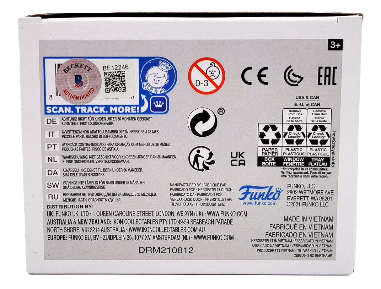 Mike Tyson Autographed Funko Pop Vinyl Figurine Beckett BAS Stock #202296